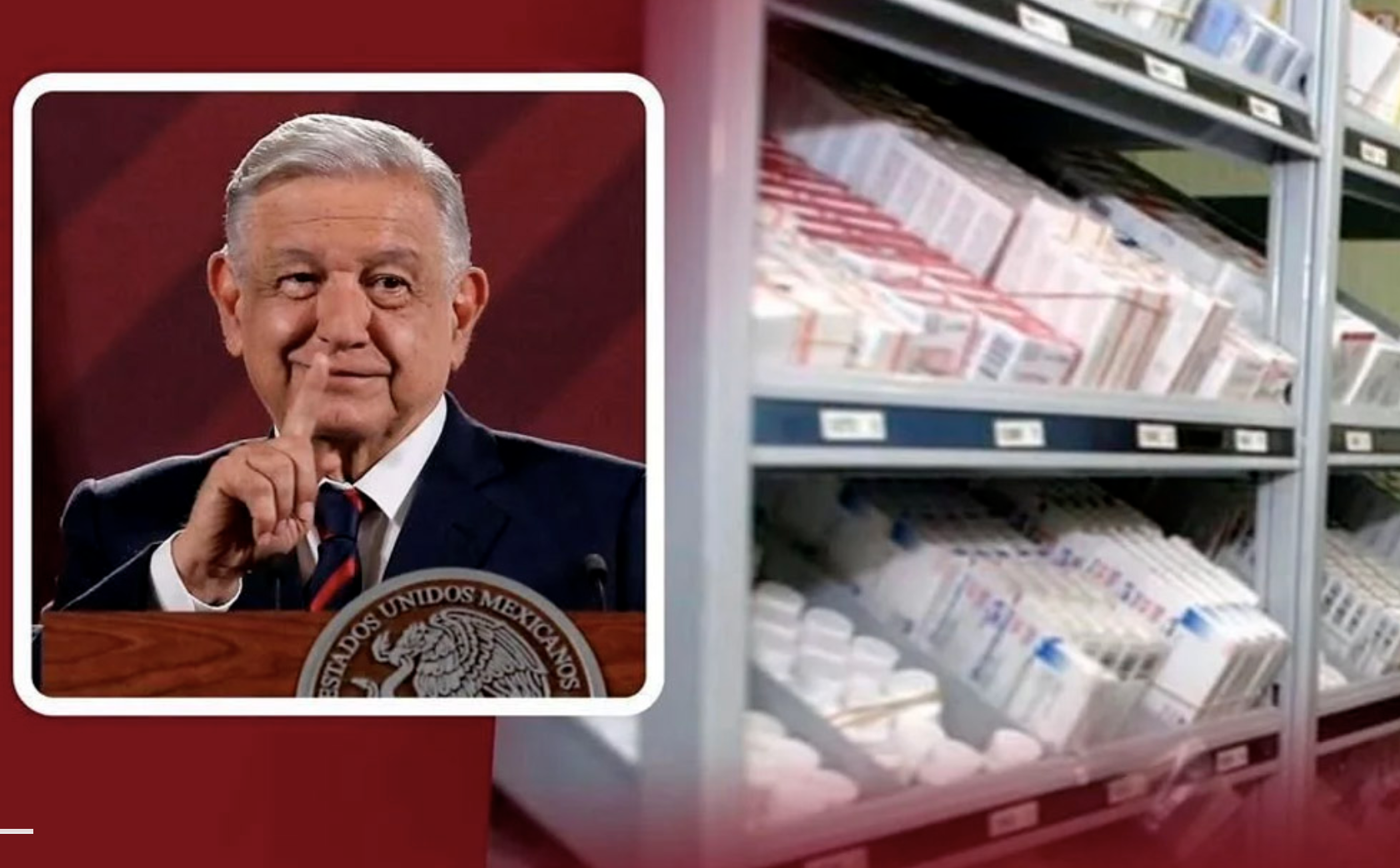 AMLO anuncia apertura de Mega Farmacia.