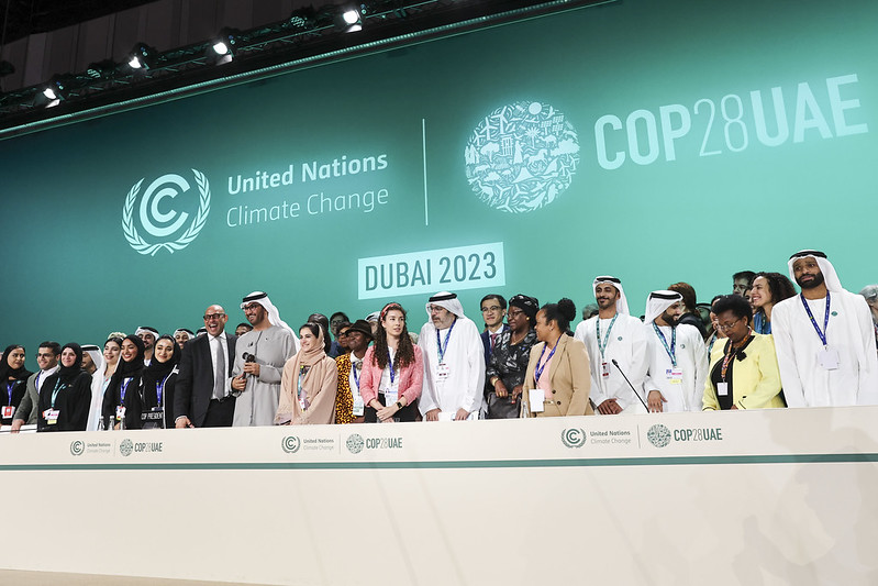 The end of the Closing Plenary at the UN Climate Change Conference COP28