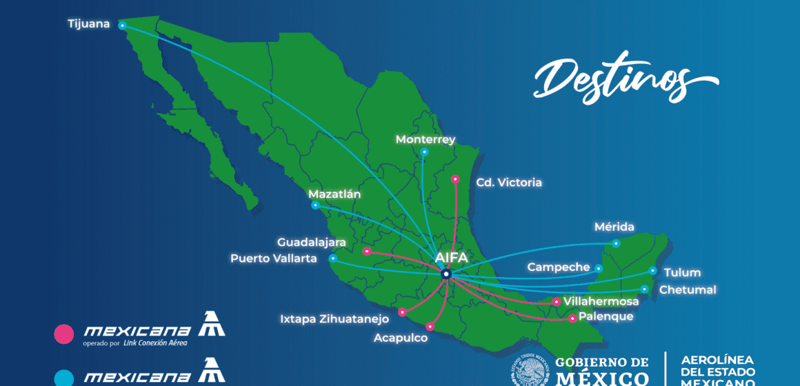 Inicia operaciones Mexicana, aerolínea del Estado Mexicano