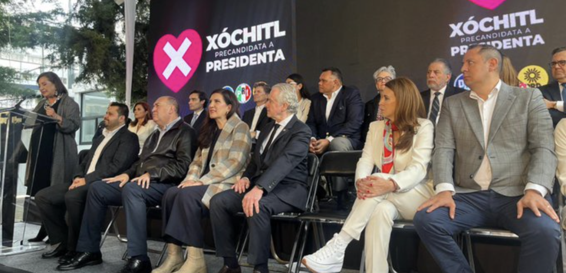 Xóchitl Gálvez presenta a su equipo de campaña rumbo al 2024. X (@ErnestoGuerra_)