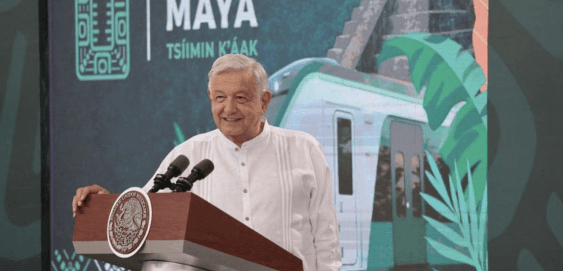 Momento histórico: AMLO inaugura primera etapa del Tren Maya.