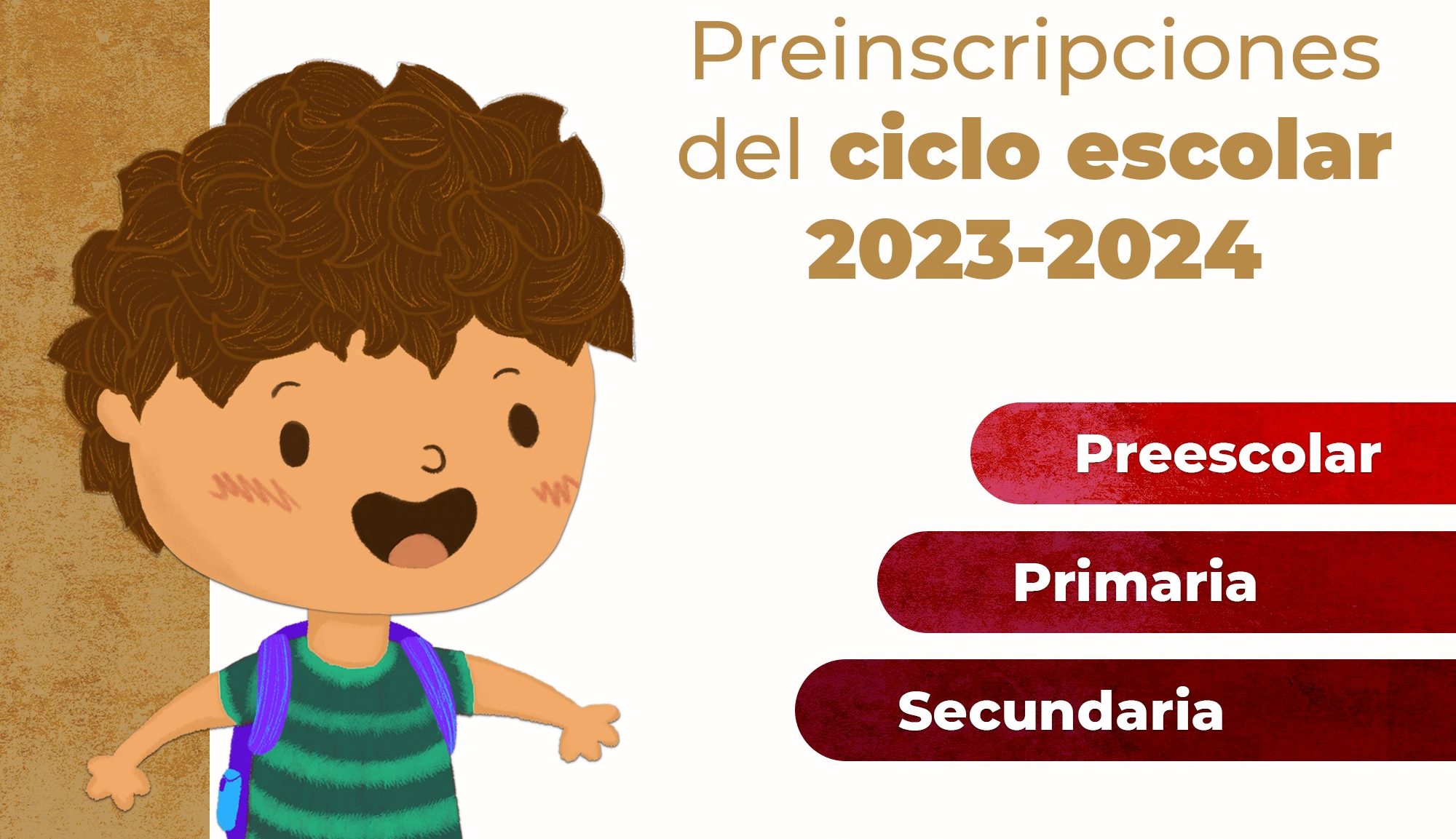 ¡Las preinscripciones para el Ciclo Escolar 2023-2024 en #CDMX, ya iniciaron!