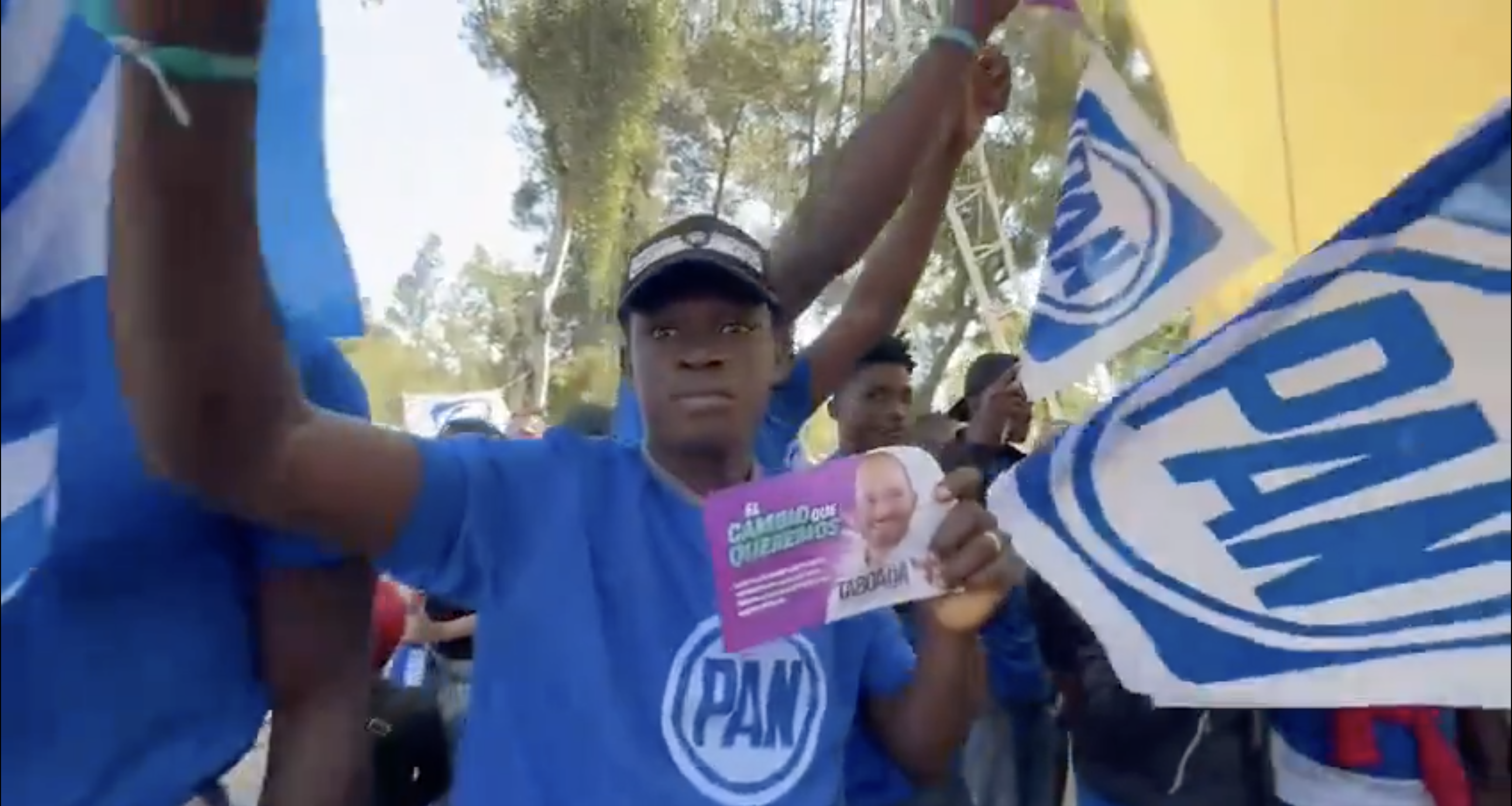 Polémica en Cierre de Campaña de Taboada: Presencia de Migrantes Haitianos Enciende Redes Sociales