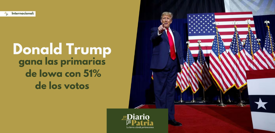 Trump Domina los Caucus de Iowa con Amplia Ventaja Sobre DeSantis