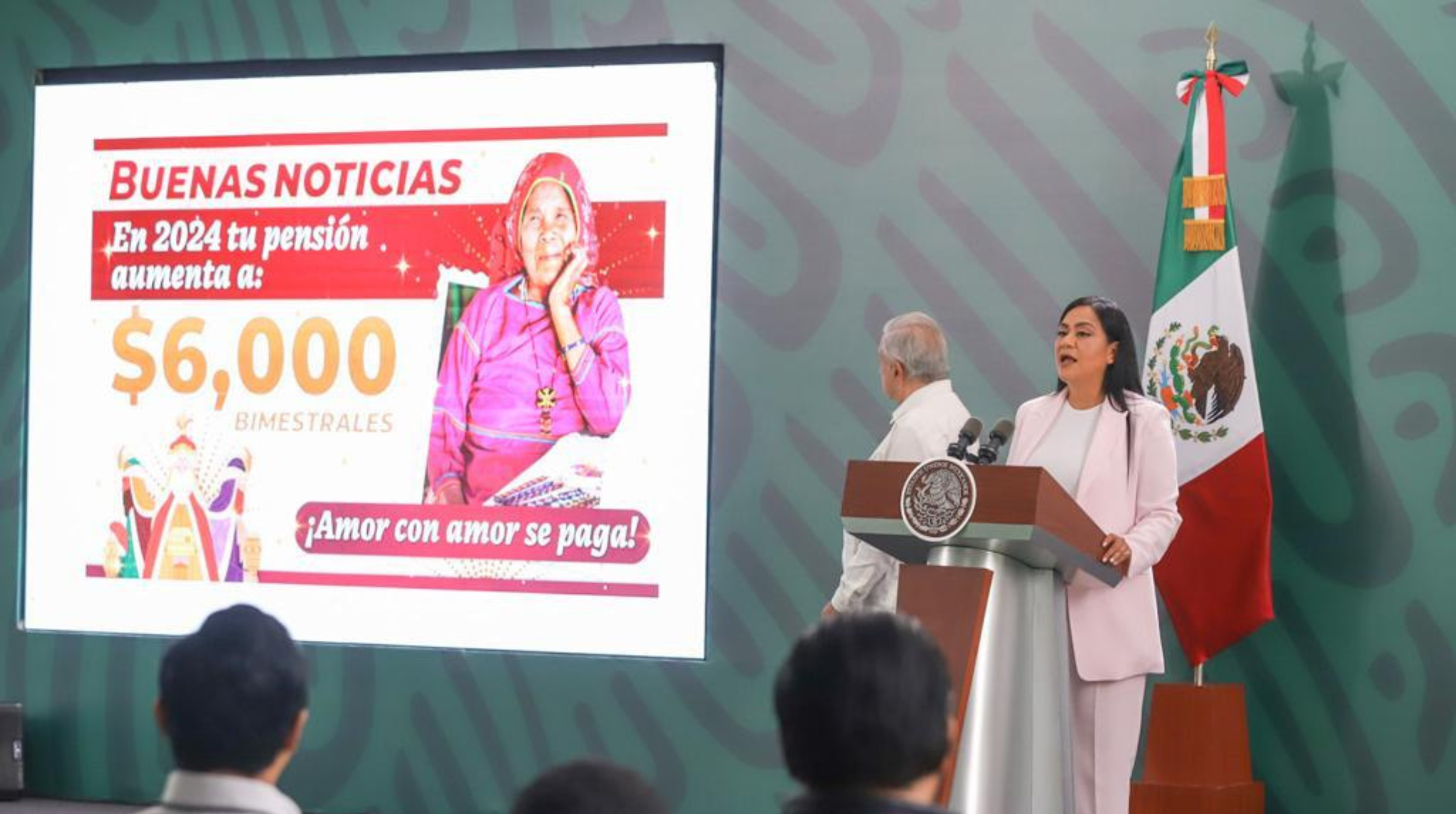 Incremento en las Pensiones de Bienestar para 2024