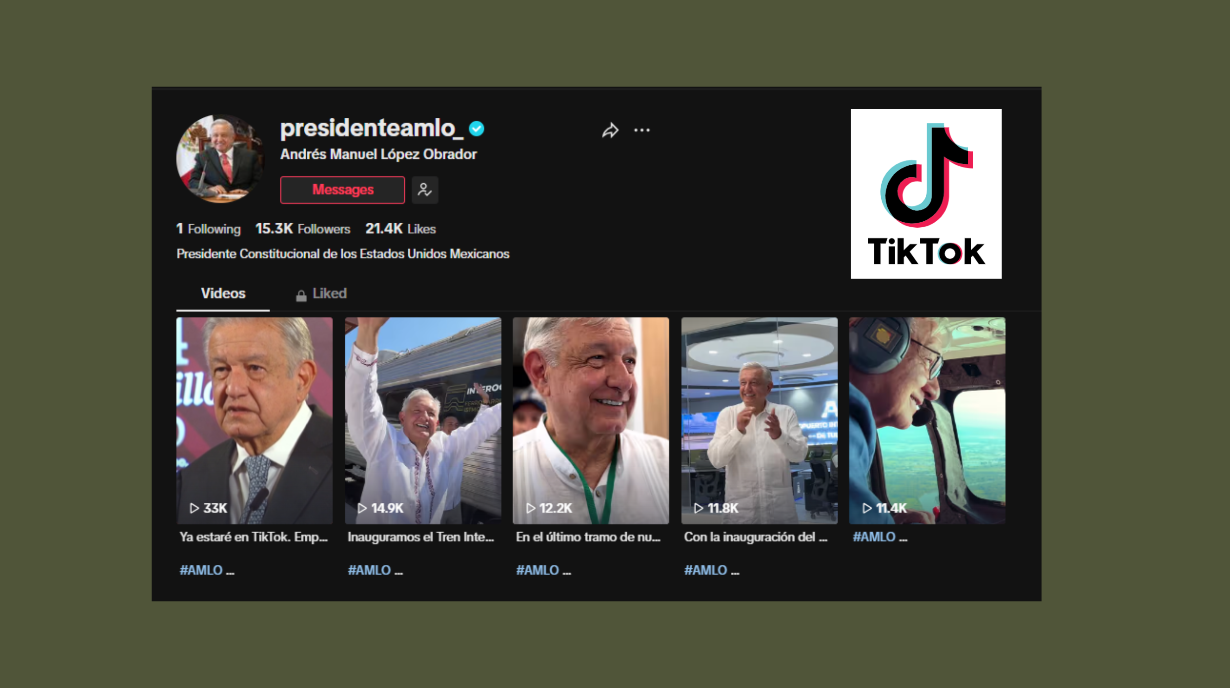 El Presidente se Une a TikTok y Ofrece Disculpas a la Diputada Salma Luevano