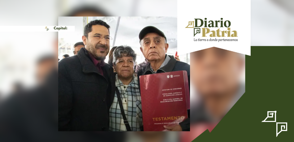 Martí Batres, jefe de Gobierno en CDMX, entregó 6,000 testamentos y escrituras gratuitas