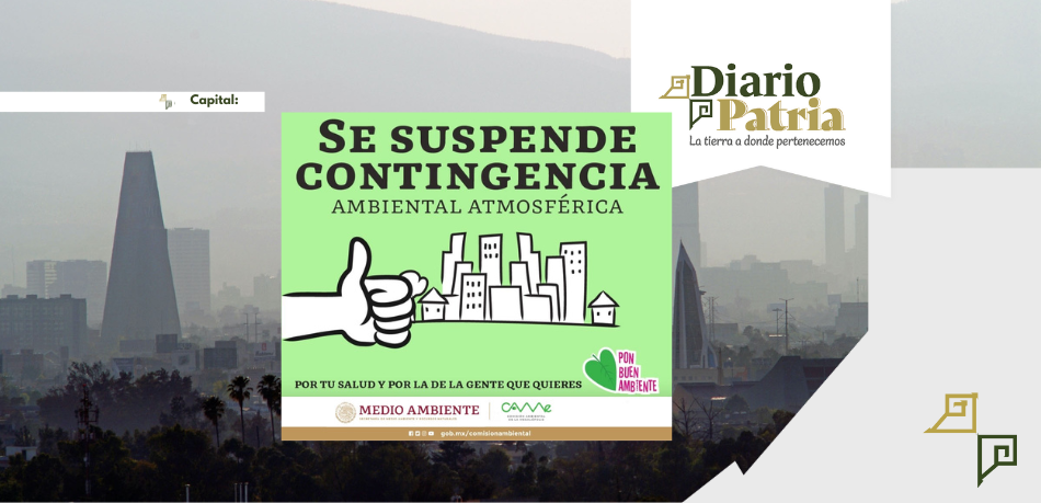 CAMe suspende la contingencia ambiental