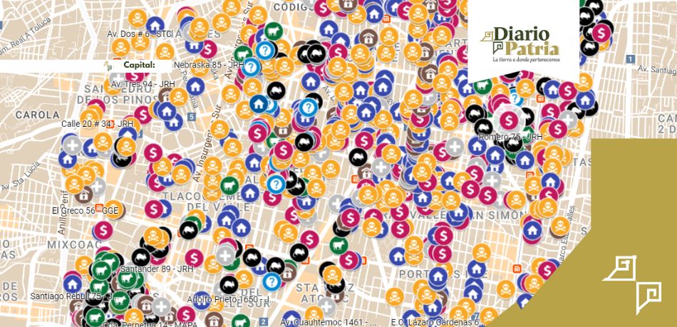 Mapa interactivo expone alcance del «Cártel Inmobiliario» en Benito Juárez