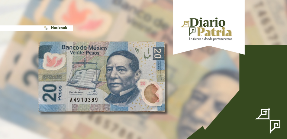 Banxico inicia el retiro gradual del billete de 20 pesos, será sustituido por monedas