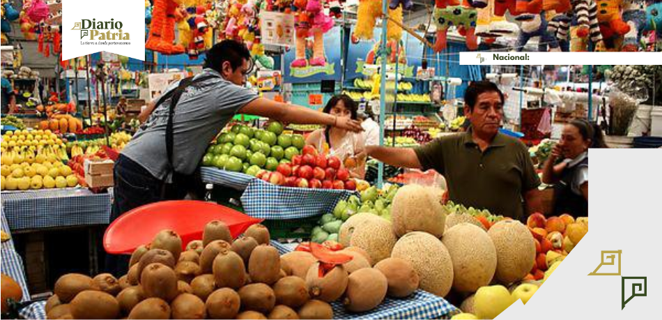 Inflación en México repunta a 4.63% por alza en frutas y verduras