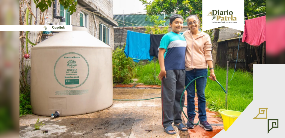 CDMX Aprueba Reforma para Implementar Sistemas de Captación de Agua de Lluvia.