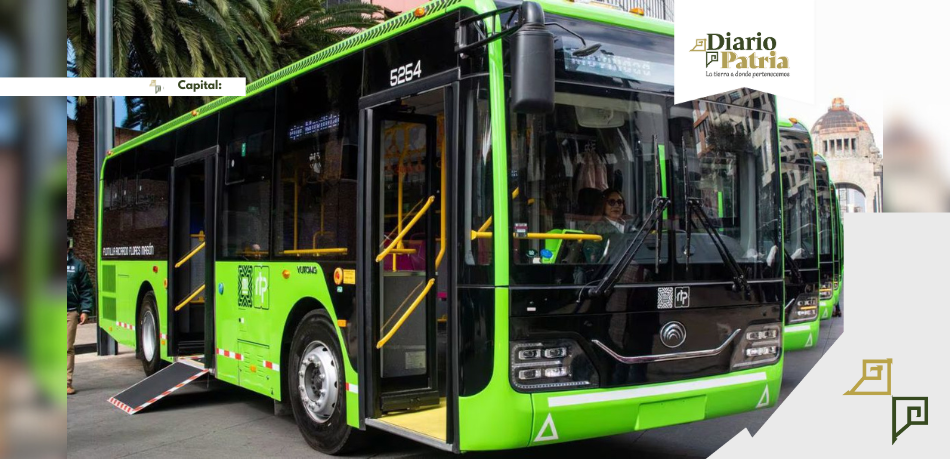 RTP implementa autobuses eléctricos en rutas clave de la CDMX