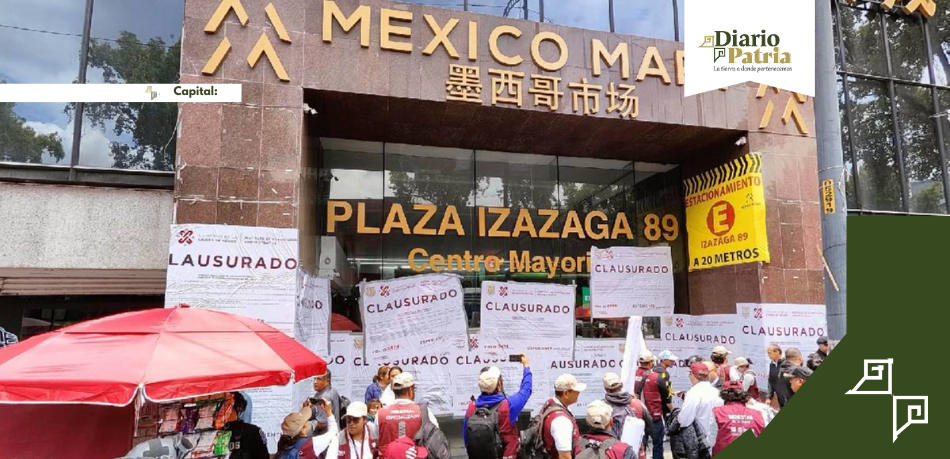 Clausuran Plaza Izazaga 89 en CDMX por venta de productos irregulares