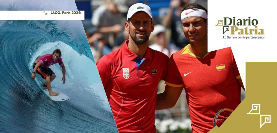 Djokovic avanza en tenis olímpico y Cleland busca gloria en surf para México