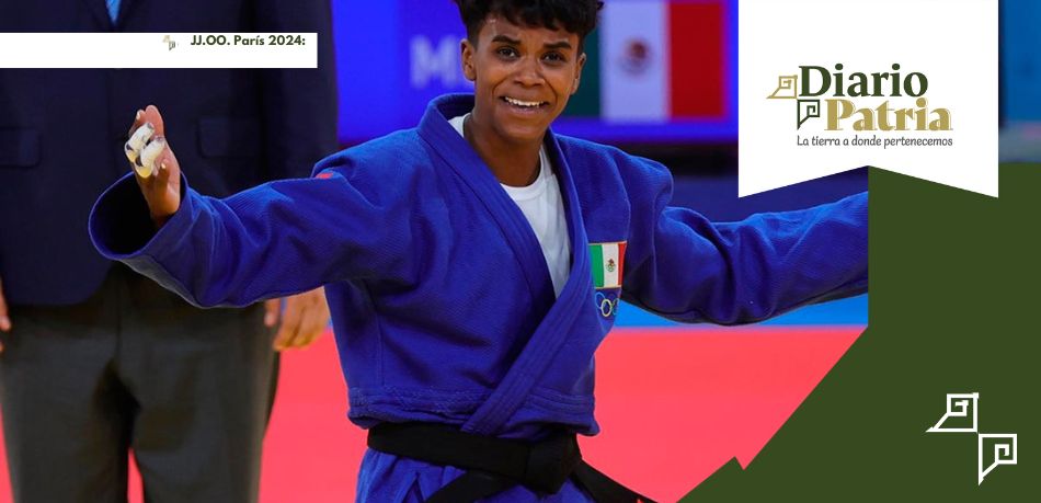 Judoca mexicana Prisca Awiti gana plata en París 2024