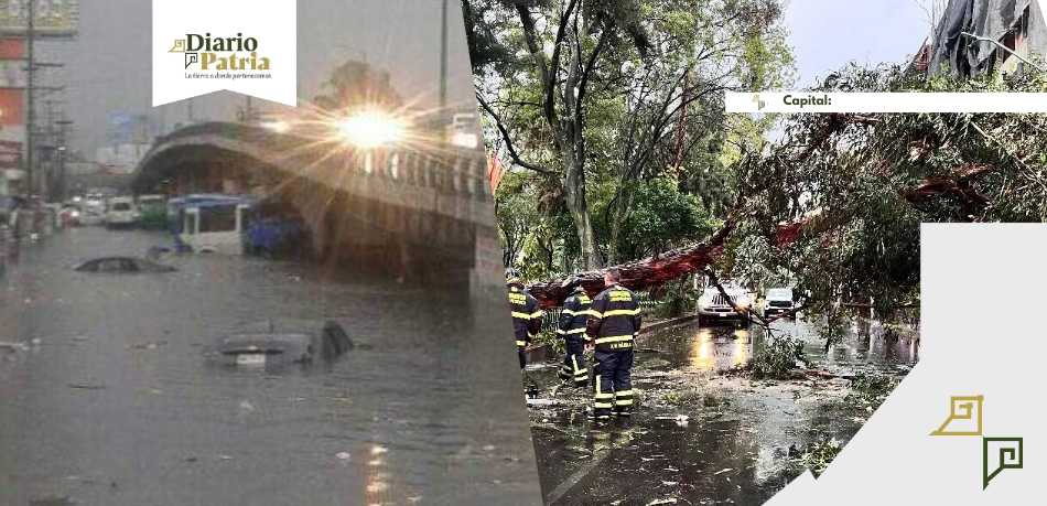 Fuerte Tormenta Inunda Alcaldías y Retrasa Vuelos en CDMX