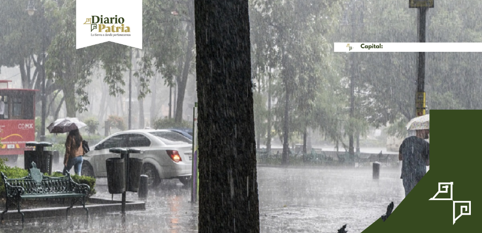 Alerta por lluvias fuertes en CDMX y norte del país debido al monzón mexicano