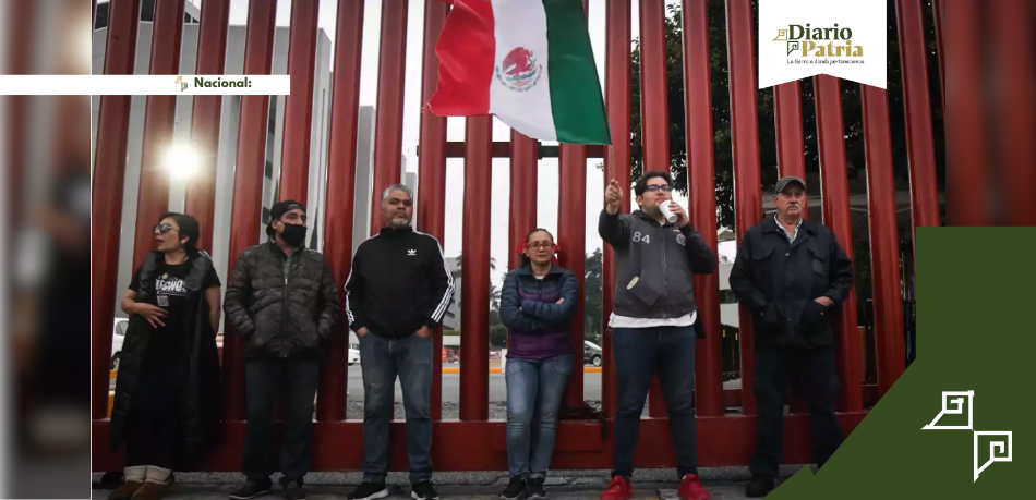 Bloqueo en la Cámara de Diputados: Trabajadores del Poder Judicial protestan contra reforma