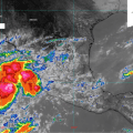 Alerta roja en Baja California Sur por la tormenta tropical Ileana