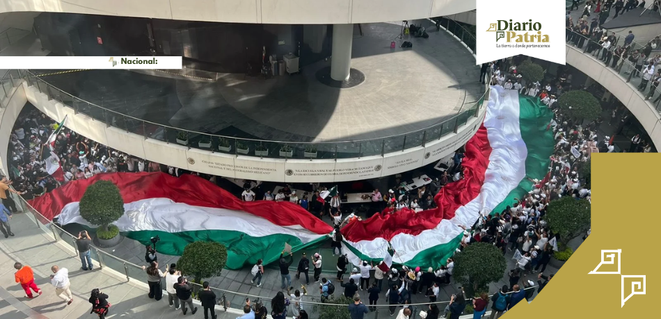 Manifestantes dan portazo en el Senado y detienen debate sobre reforma judicial