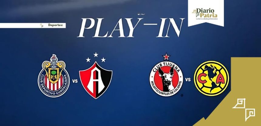 El Play-In inicia con el Clásico Tapatío y el duelo de titanes Xolos vs. América