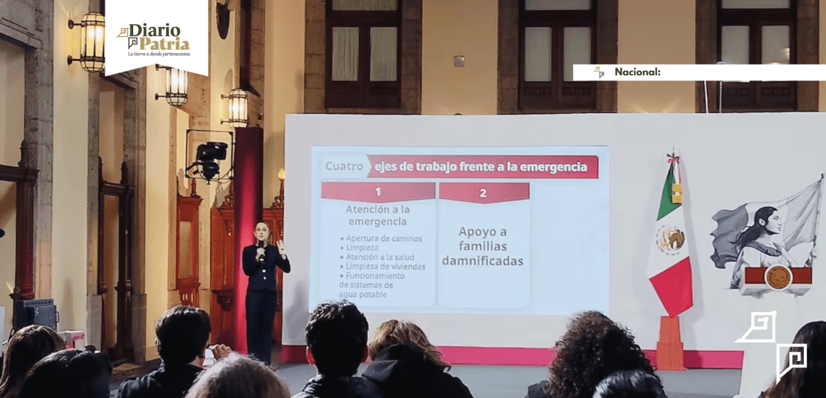 Captura de pantalla 2025-10-20 a la(s) 11.25.57 a.m. Sheinbaum presenta plan de 4 ejes para atender emergencia por lluvias