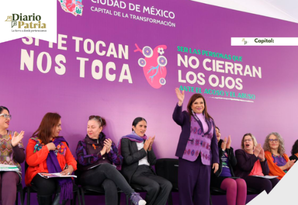 Clara Brugada lanza campaña “Si te tocan, nos toca” para combatir violencias contra mujeres