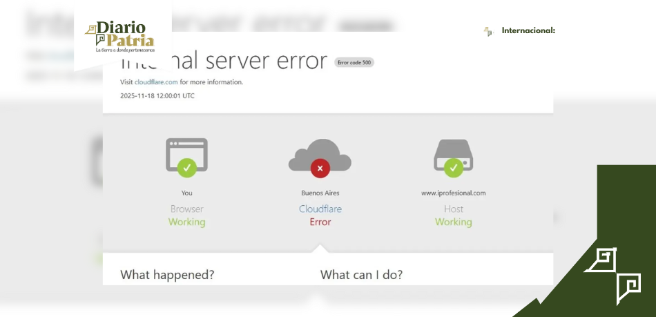 Cloudflare provoca caída global de internet y streaming Cloudflare provoca caída global de internet y streaming