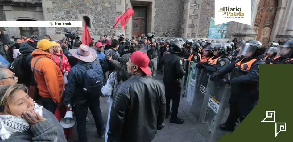 CNTE protesta en el Zócalo: maestros enfrentan cercos policiales y Sheinbaum pide respetar diálogo