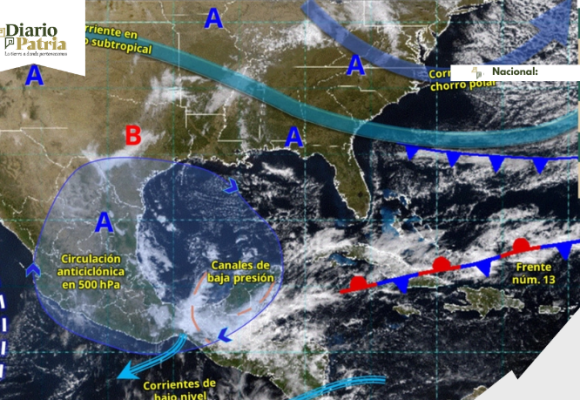 Frentes fríos 14 y 15 traerán heladas, lluvias y vientos fuertes durante el Buen Fin