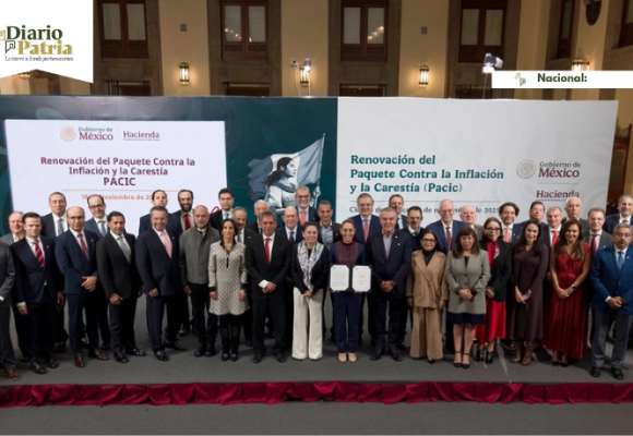 Renuevan el PACIC en Palacio Nacional: Canasta de 24 productos en 910 pesos