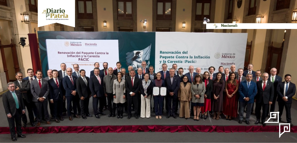 Renuevan el PACIC en Palacio Nacional: Canasta de 24 productos en 910 pesos