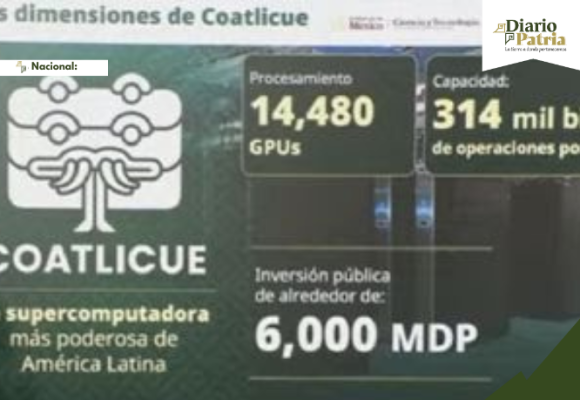 Coatlicue: así será la primera supercomputadora mexicana, con inversión de 6 mil mdp