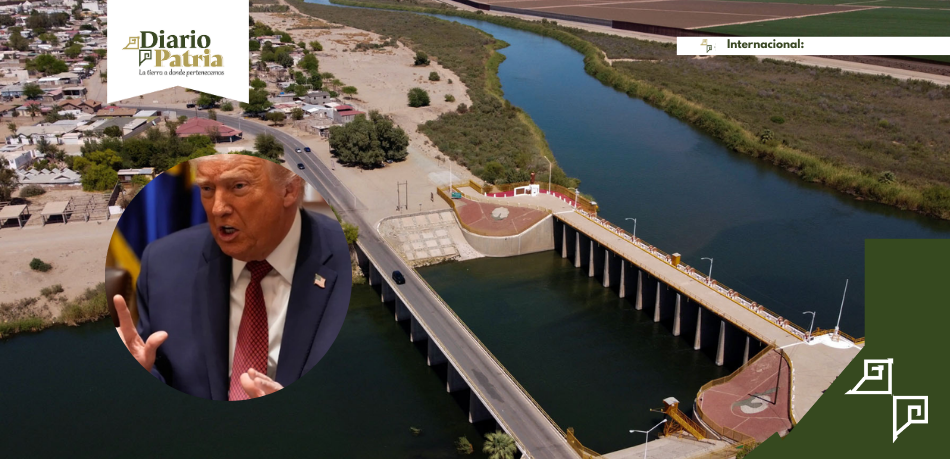 Trump amenaza con imponer arancel de 5% a México si no entrega agua según el tratado Trump amenaza con imponer arancel de 5% a México si no entrega agua según el tratado