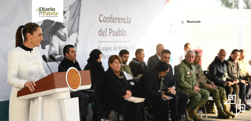 Sheinbaum destaca estrategia de seguridad en Edomex: homicidios bajan 54%