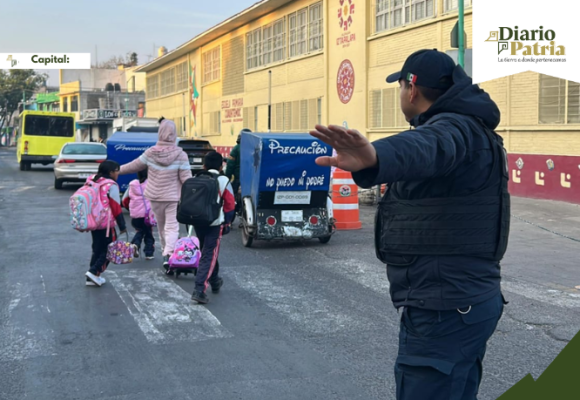 Regreso a clases en CDMX: 14 mil policías resguardan escuelas y vialidades
