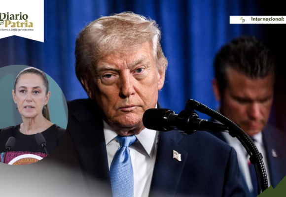 Trump amenaza con atacar cárteles mexicanos por tierra; Sheinbaum propone más cooperación