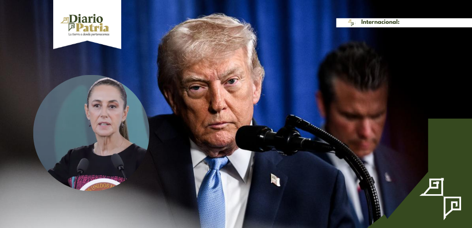 Trump amenaza con atacar cárteles mexicanos por tierra; Sheinbaum propone más cooperación Trump amenaza con atacar cárteles mexicanos por tierra; Sheinbaum propone más cooperación