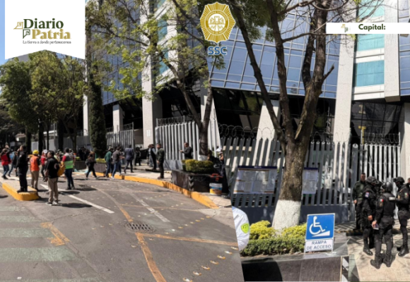 Amenaza de bomba en edificio del Poder Judicial en CDMX termina en revisión y falsa alarma