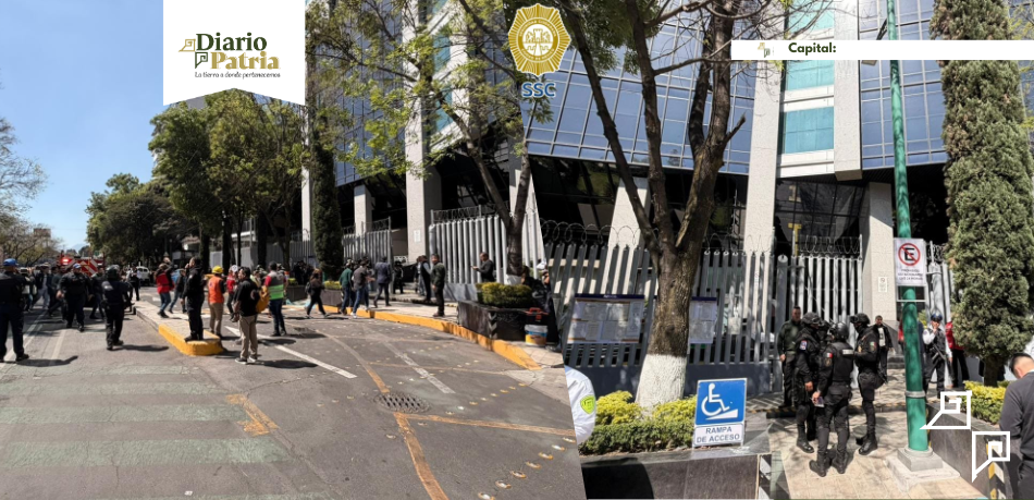 Amenaza de bomba en edificio del Poder Judicial en CDMX termina en revisión y falsa alarma Amenaza de bomba en edificio del Poder Judicial en CDMX termina en revisión y falsa alarma