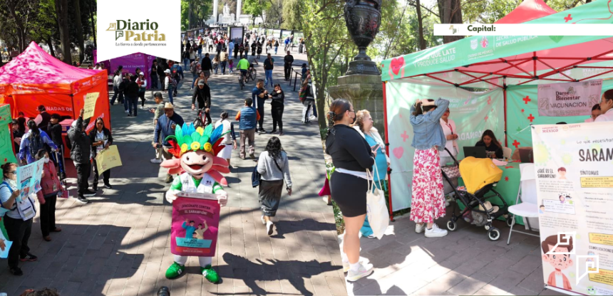 CDMX lanza megaoperativo de vacunación contra el sarampión ante crecimiento del brote