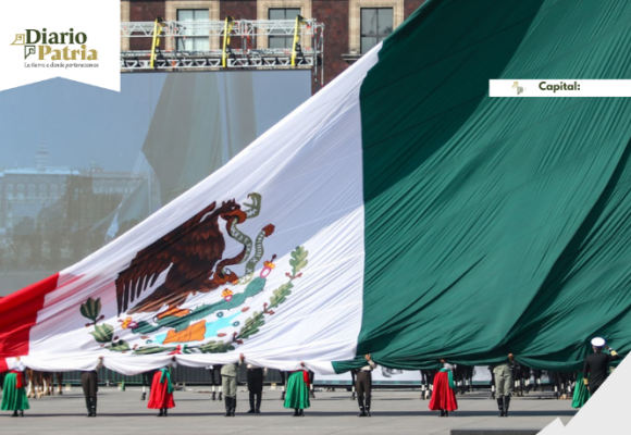 ¿Cuánto mide el lábaro patrio del Zócalo? Los datos que no sabías