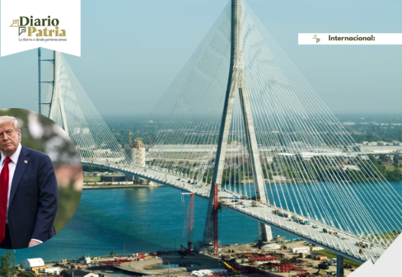 Trump amenaza con bloquear la apertura de un nuevo puente entre Canadá y Estados Unidos