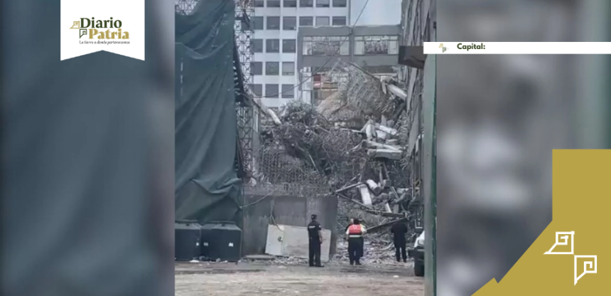 Colapsa edificio en demolición en San Antonio Abad; reportan personas atrapadas