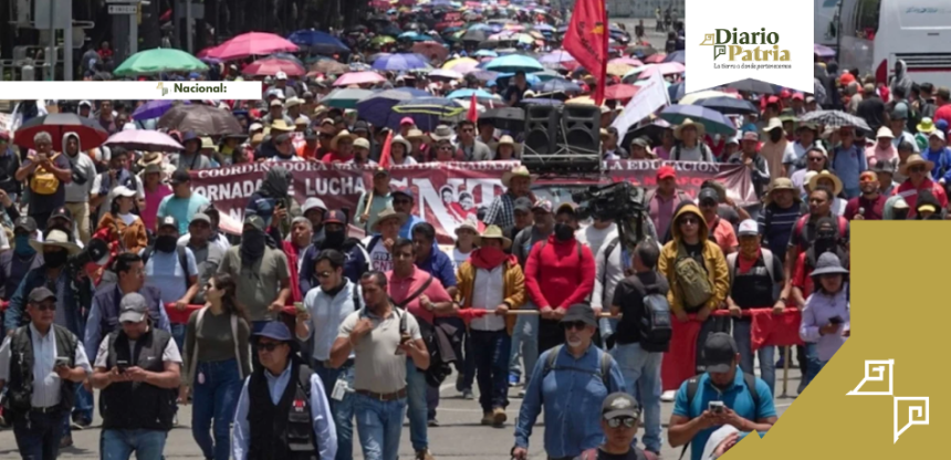 DP Nacional Tras 3 días de plantón en el Zócalo, la CNTE levanta el paro pero «no se van derrotados»