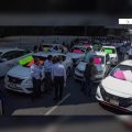 Entre protestas de taxistas, GN despliega operativo en el AICM contra servicios de app