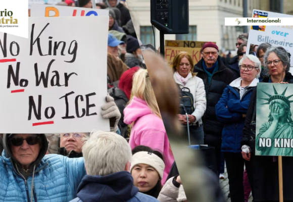 Masivas protestas en EE.UU. contra Trump, ICE y la guerra en Irán durante el ‘No Kings’
