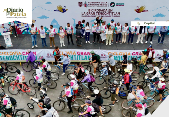 Brugada inaugura la Ciclovía Gran Tenochtitlán en Tlalpan, con 34 km de movilidad sostenible