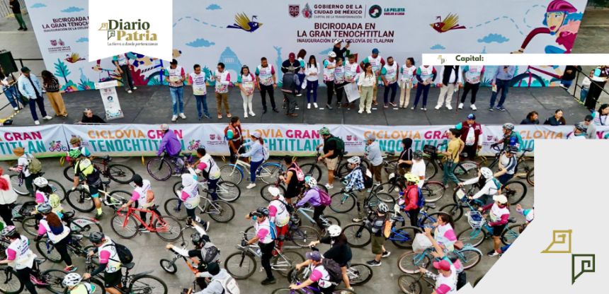 Brugada inaugura la Ciclovía Gran Tenochtitlán en Tlalpan, con 34 km de movilidad sostenible